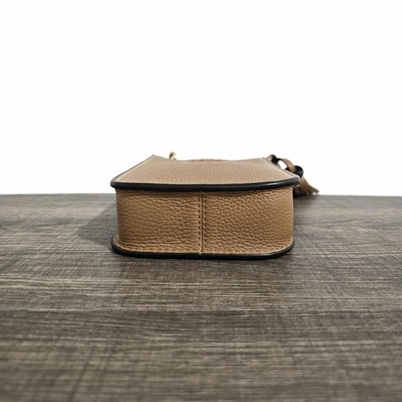 NWOT Tory Burch Beige Thea Leather Cellphone Crossbody - Picture 9 of 9
